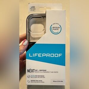 LifeProof Next IPhone 12 Pro Max Case- Clear- Two Pieces
